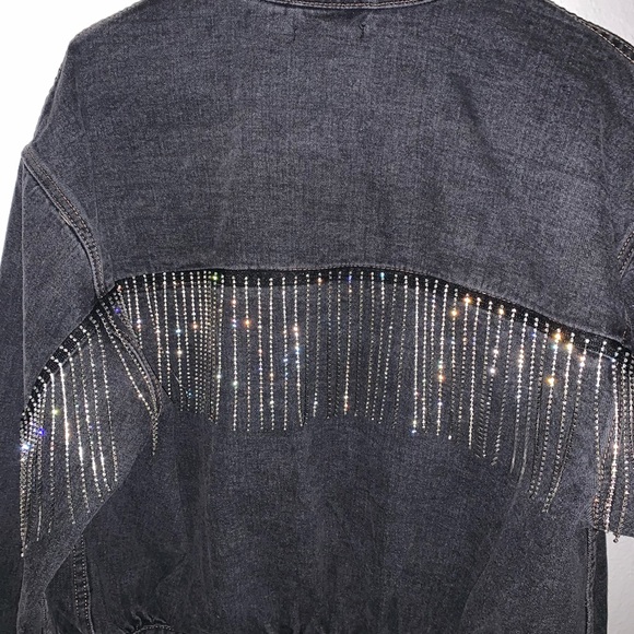 Fringe Denim Jacket - Picture 4 of 8